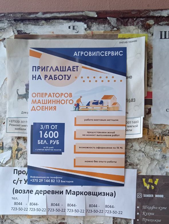 Расклейка по доскам АгроВипСервис