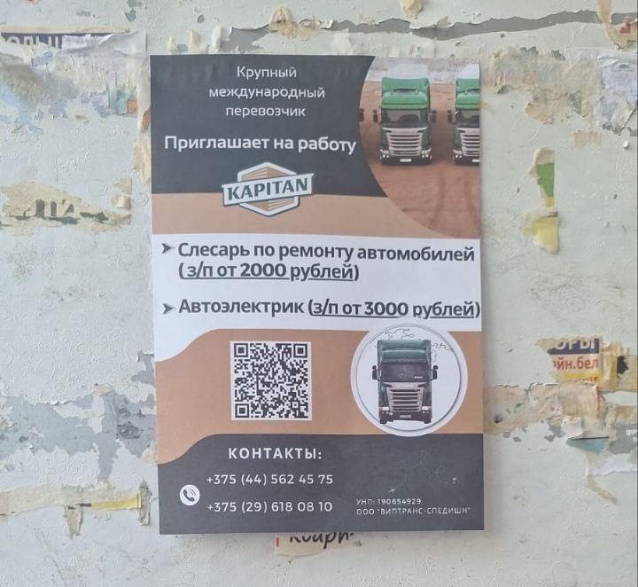 Расклейка для Виптранс
